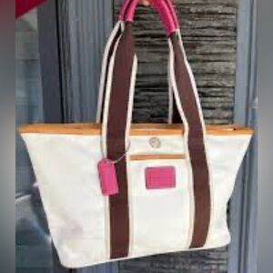 Vintage Coach Hamptons Weekend Tote